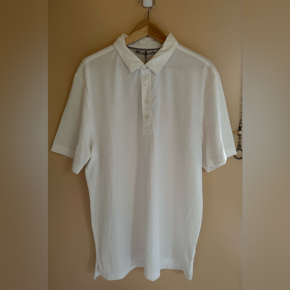 NWT Travis Mathew Polo Size Large - White
